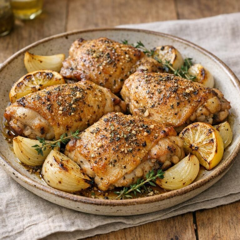 Cuisses de poulet marjolaine