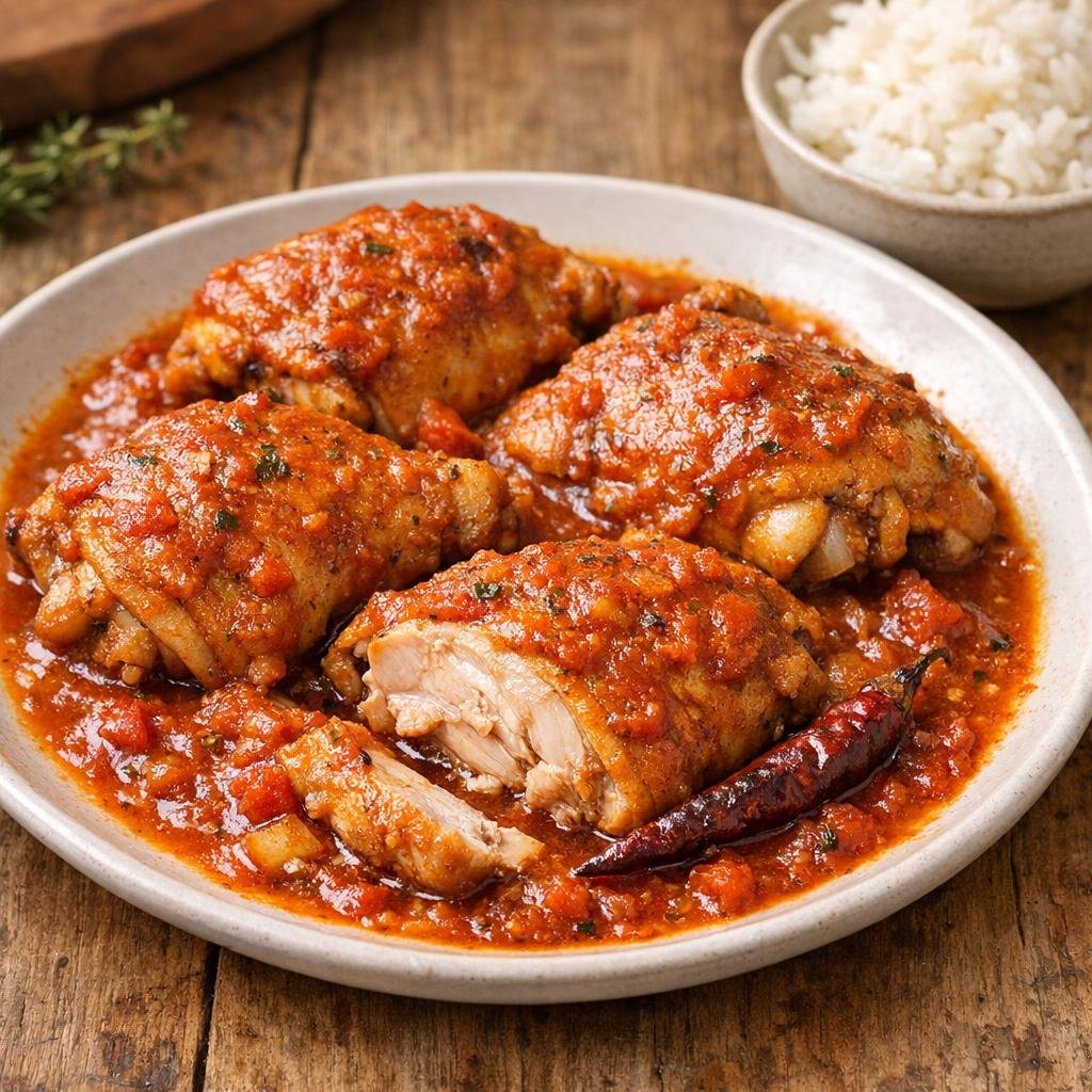 poulet mijoté au Rawit
