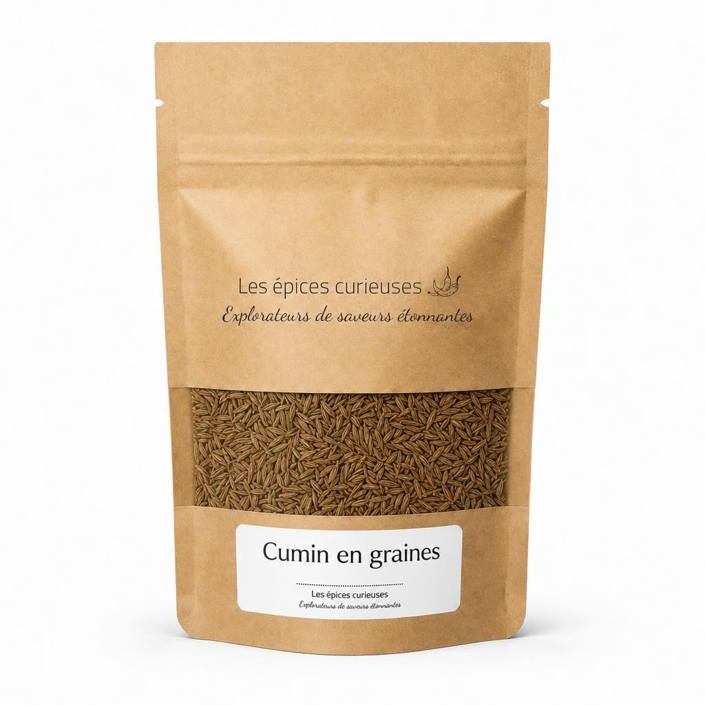 Cumin en graines - Packaging - Les Épices Curieuses