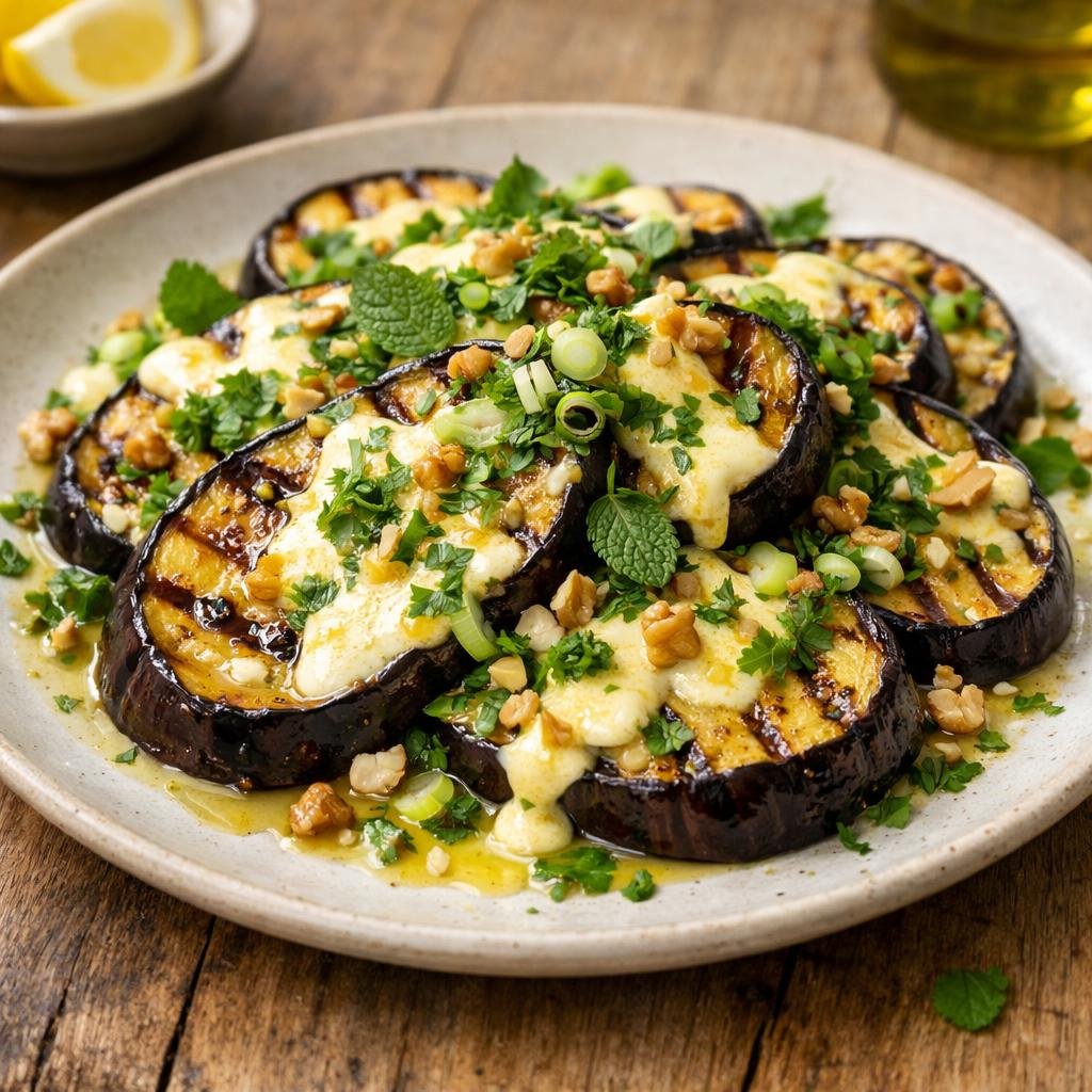 salade aubergines au curry