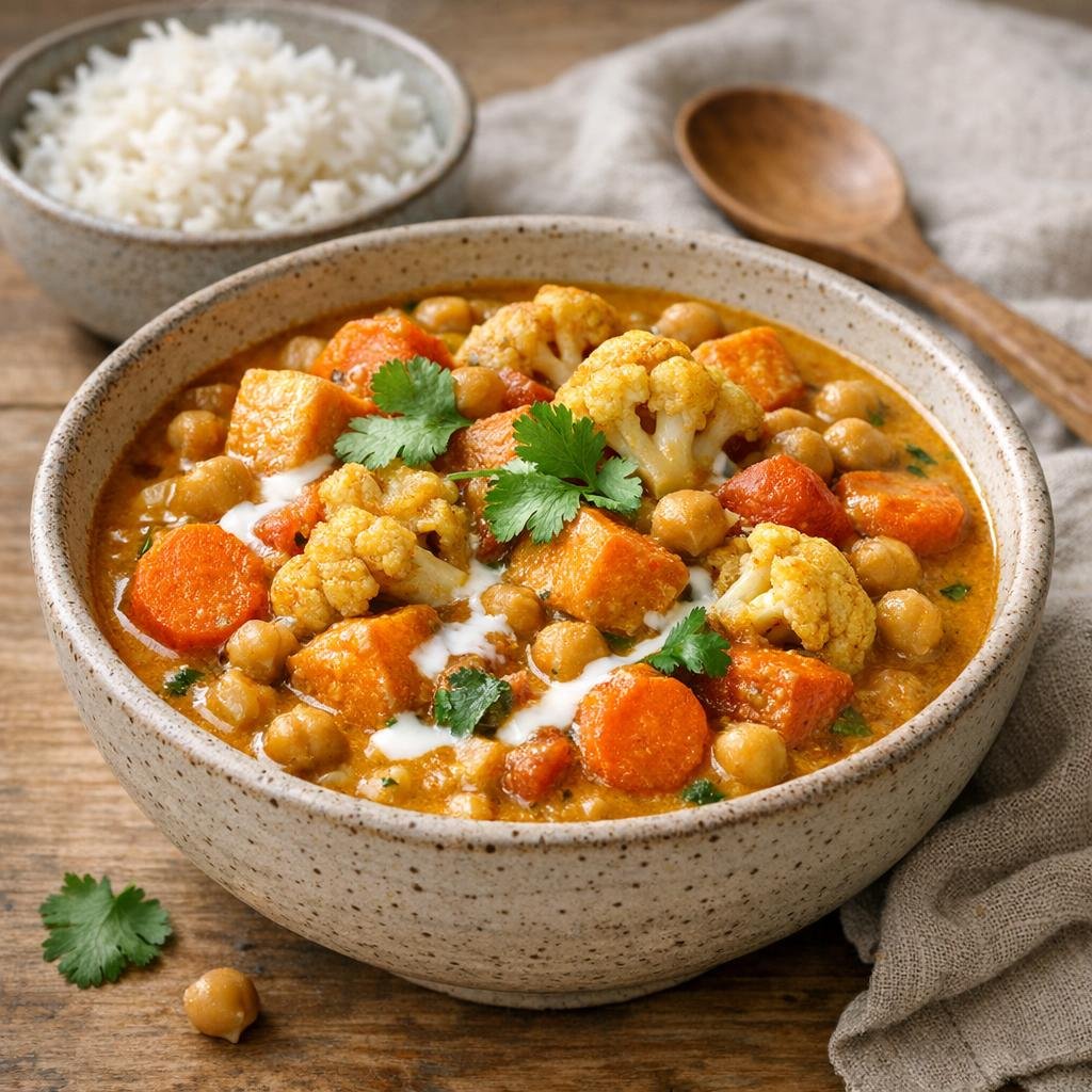 Curry de légumes au Garam Massala – Nouvelle recette avec Garam Massala – Nouvelle recette