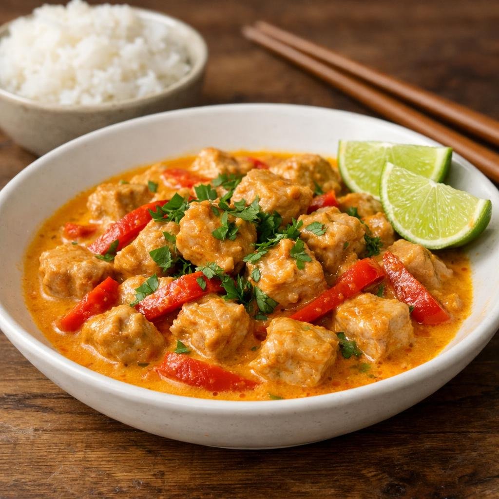 Curry de porc thaï