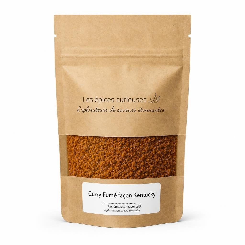 Curry Fumé façon Kentucky - Packaging - Les Épices Curieuses