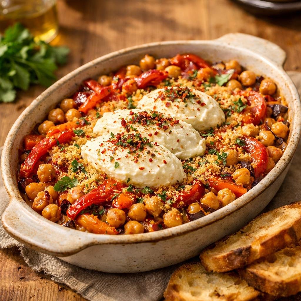 Dip feta poivrons