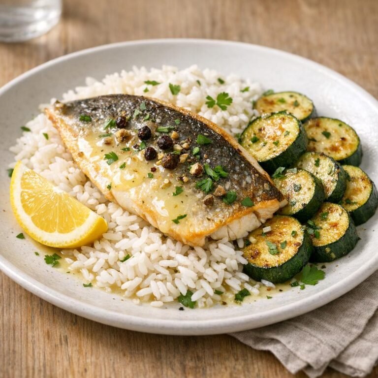 Dorade aux Baies verveine