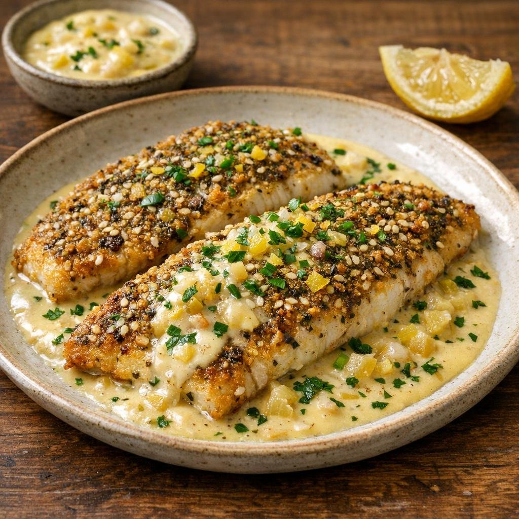 Dorade croûte de zaatar