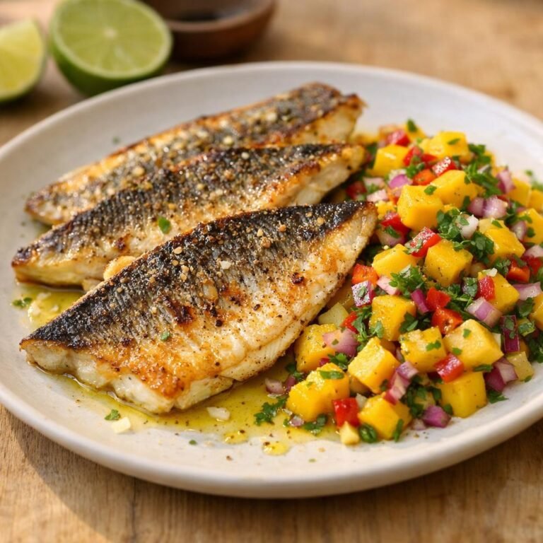 dorade salsa vanille
