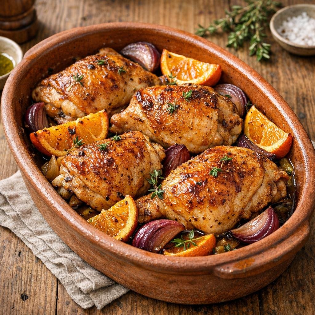 Cuisses de poulet épicées
