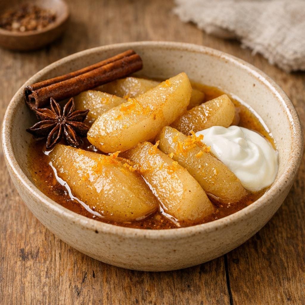 poires pochées