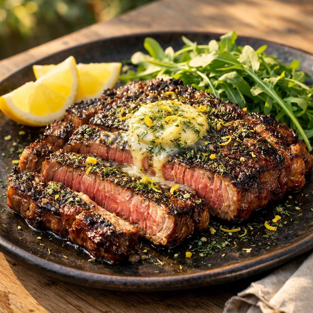 Entrecôte aneth citron