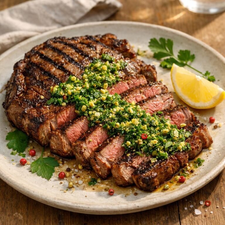 Entrecôte gremolata