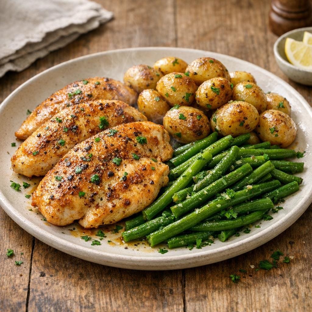 poulet poêlé au poivre