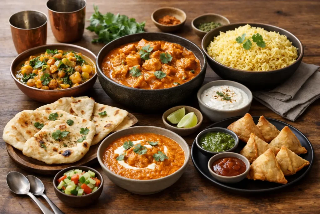 Exemple de menu indien maison facile pour 4