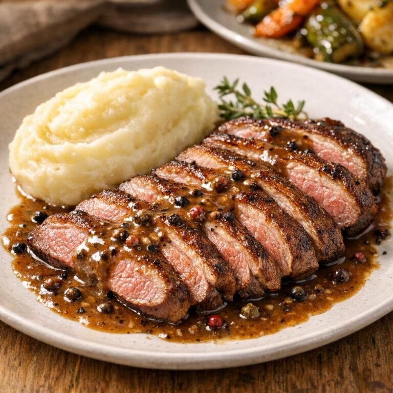 Filet de boeuf et magret : sauce au poivre du monde avec Sauces aux Poivres du Monde
