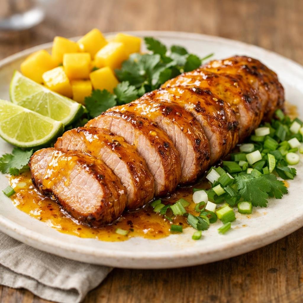 Filet de porc laqué Aji