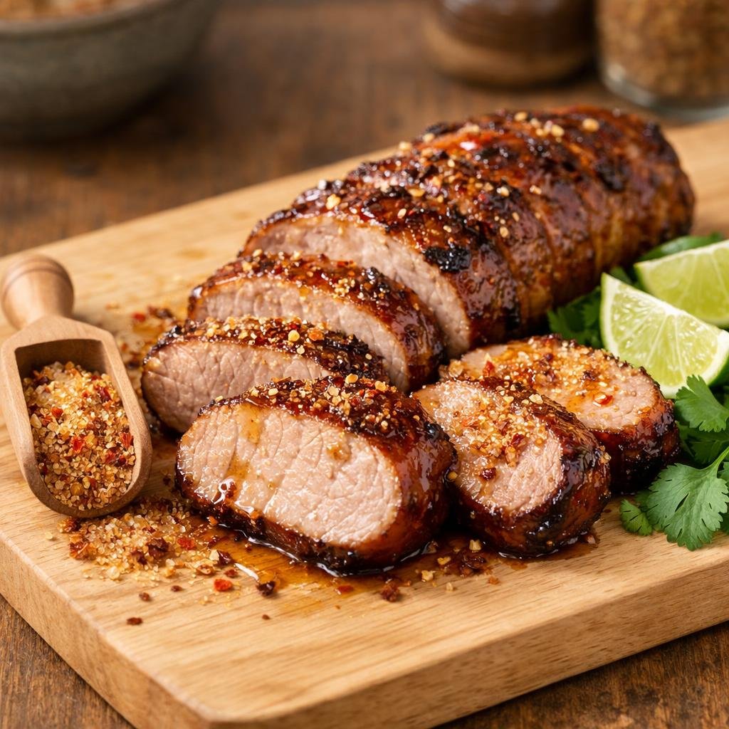 Filet de porc laqué