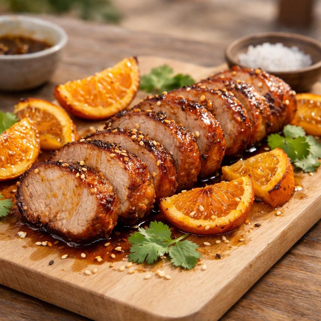 Filet de porc orange-anis