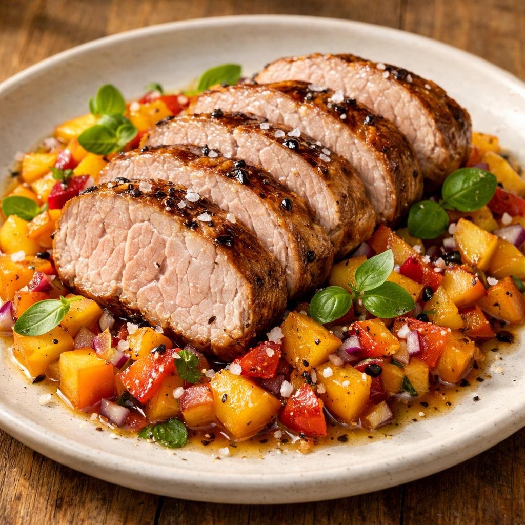 Filet de porc rôti