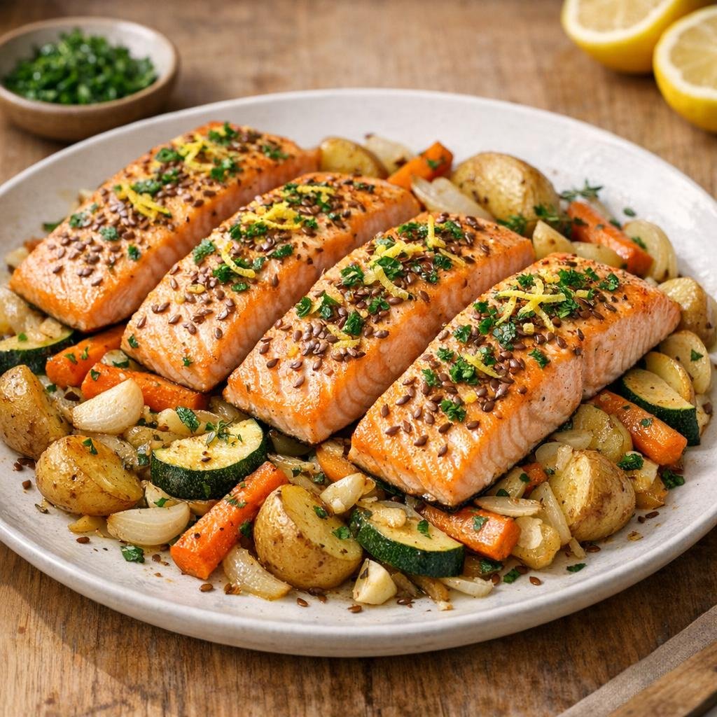 saumon au four