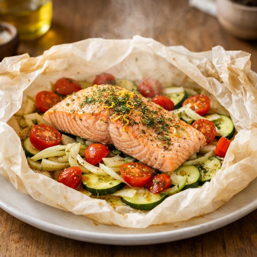 saumon en papillote