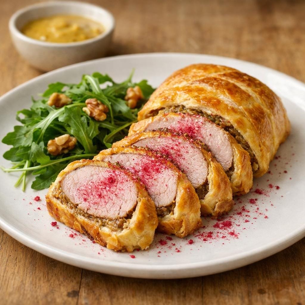 Filet mignon framboise moutarde