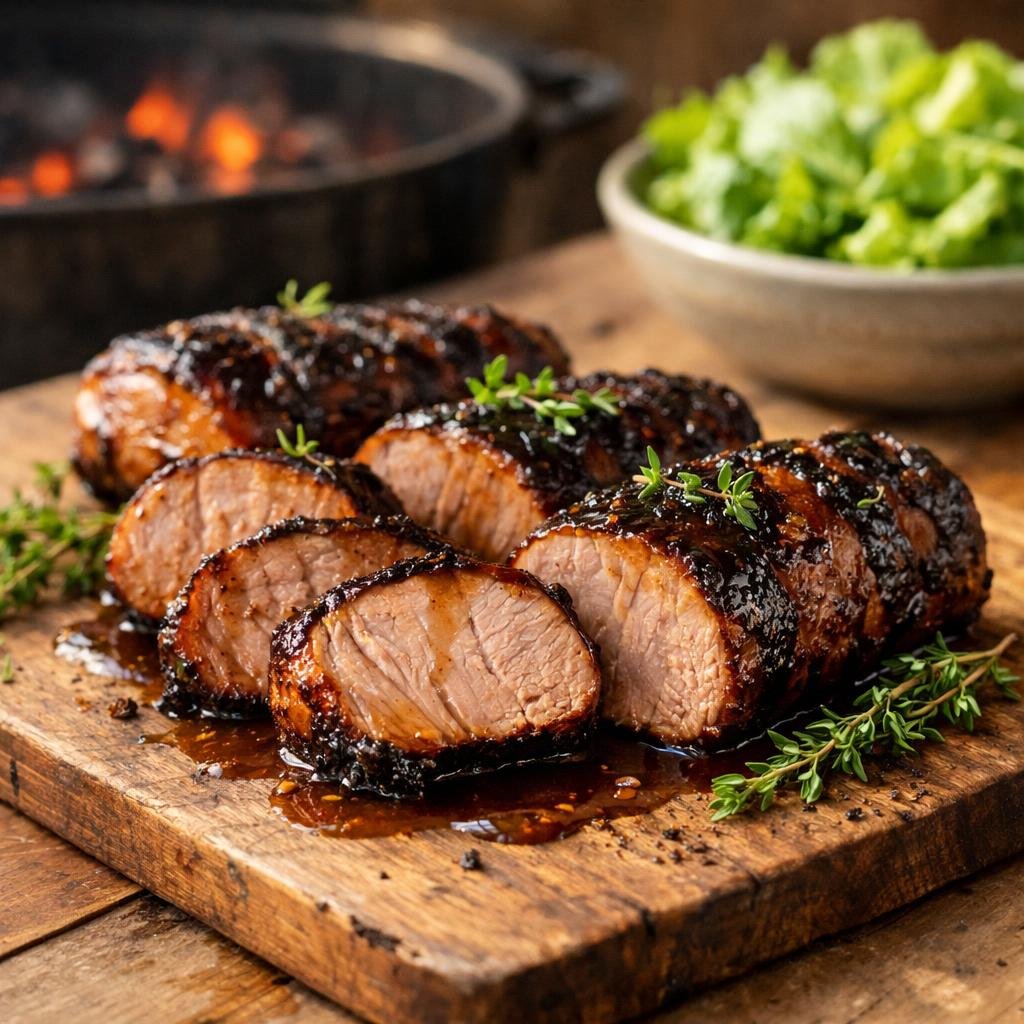 Filet mignon laqué Braise Noire
