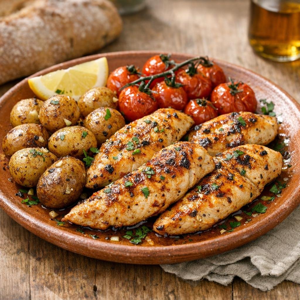 Filets de poulet grillés à l'huile d'olive tomate et paprika fumé avec Huile d'olive tomate et paprika fumé 25 cl