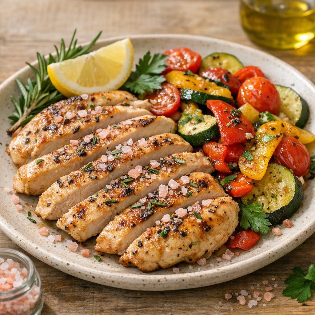 filets de poulet grillés
