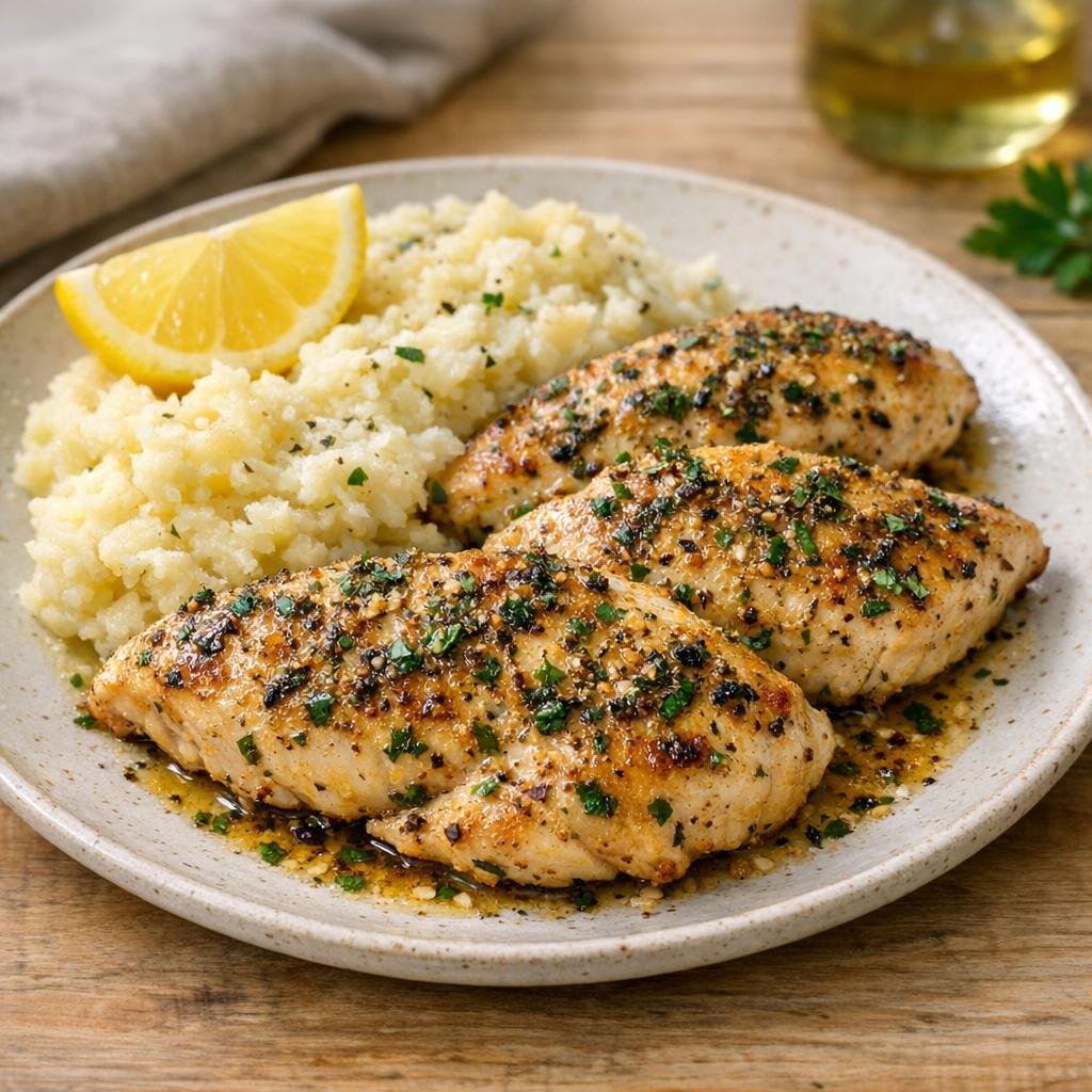 Poulet persillé