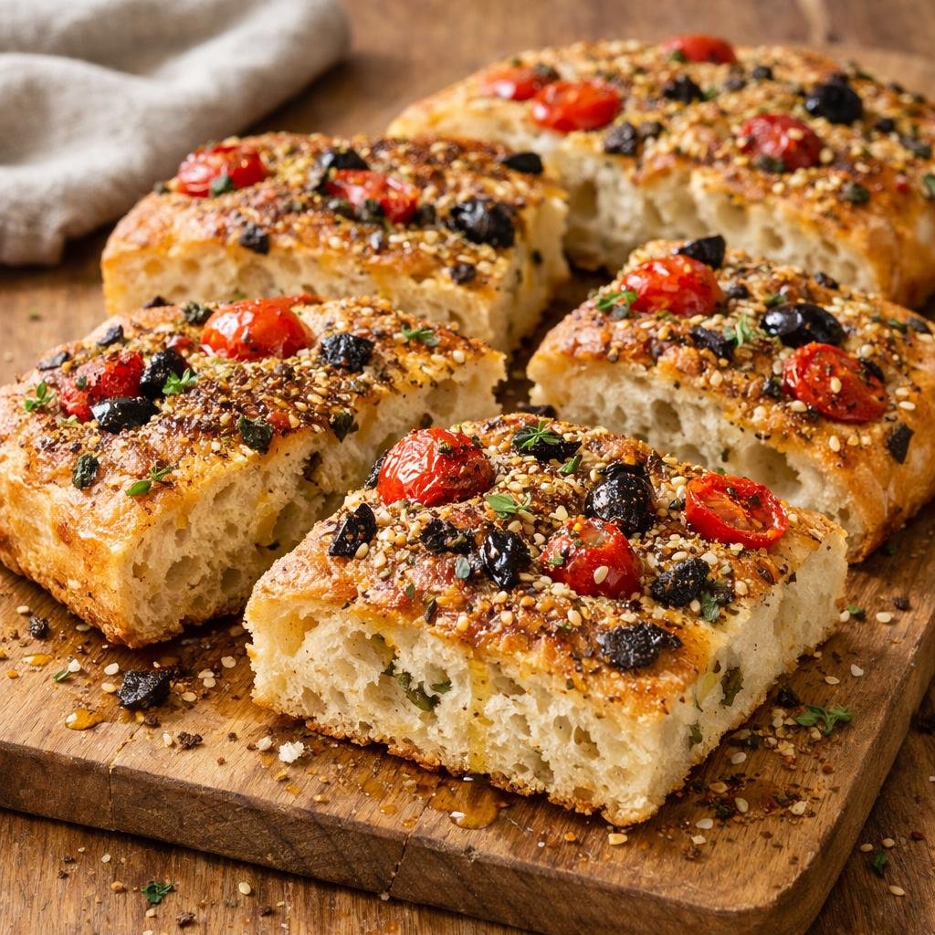 Focaccia au zaatar