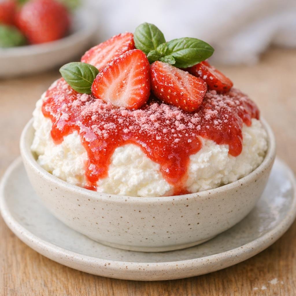 Fromage blanc glacé