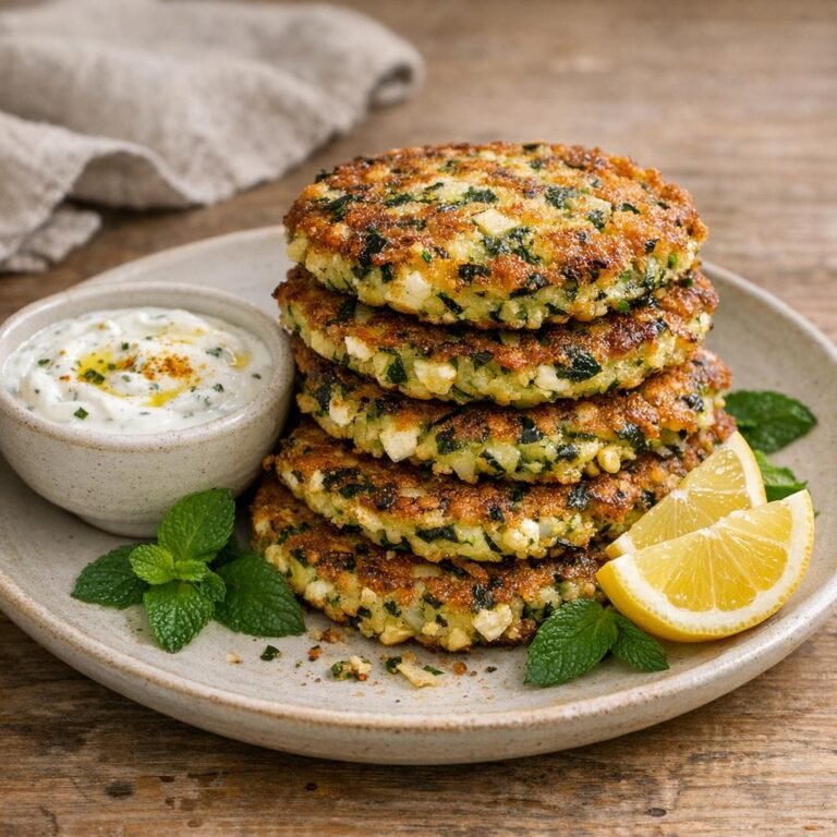 galettes courgette feta