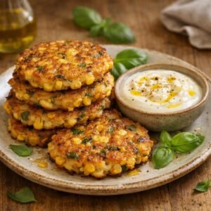Galettes de maïs et patates