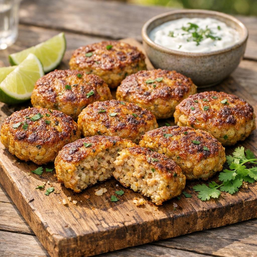 Galettes de porc au curry