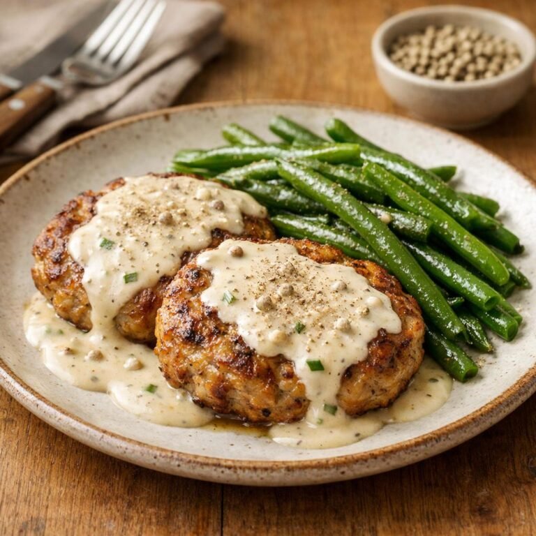 galettes de porc poivre