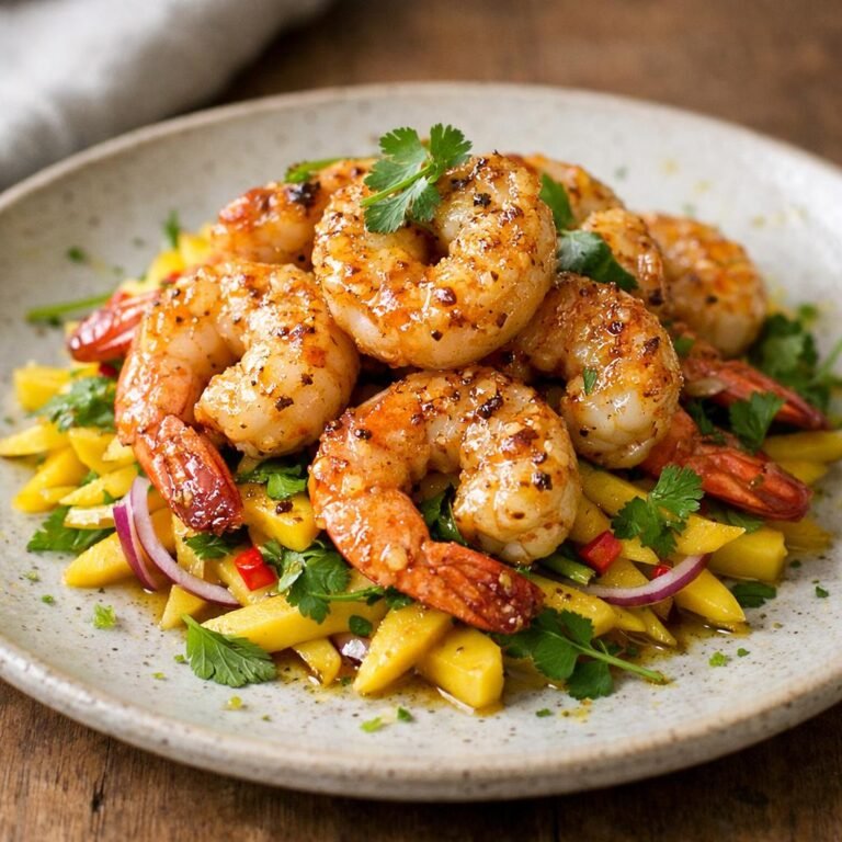 Gambas beurre vanillé