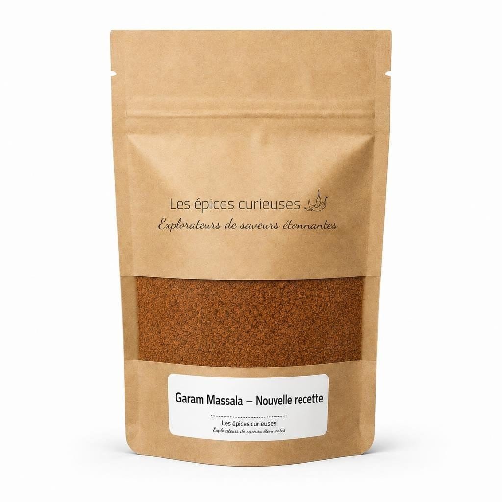 Garam Massala – Nouvelle recette - Packaging - Les Épices Curieuses