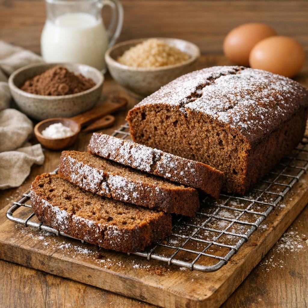 Gâteau moelleux à la caroube et sucre blond - simple avec Poudre de Caroube