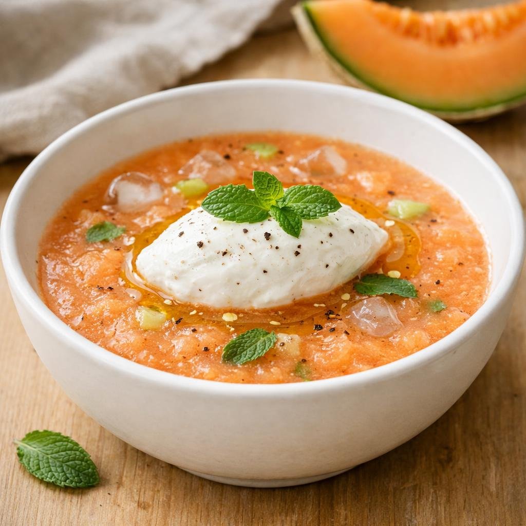 gazpacho de melon vanille