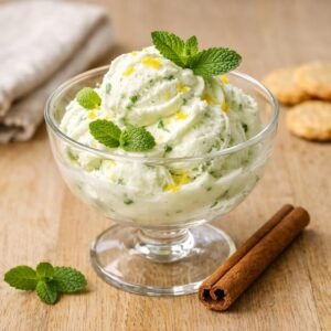 glace yaourt menthe