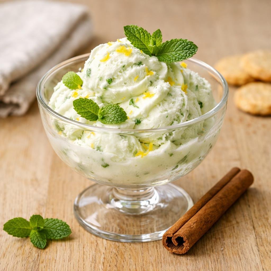 glace yaourt menthe