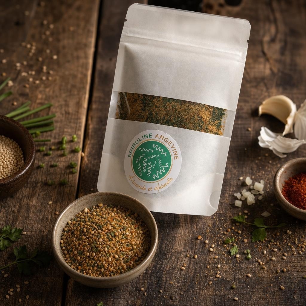 Gomasio aux épices et spiruline (50g) - Les Épices Curieuses