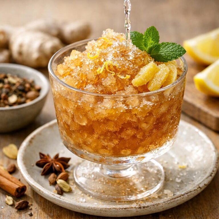 Granité citron‑chai