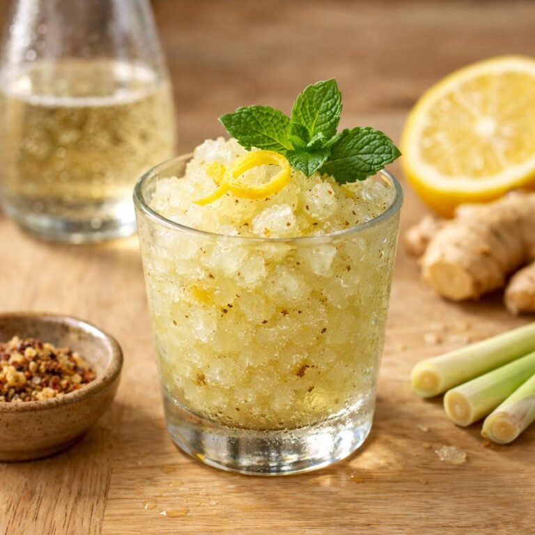 Granité citronnelle gingembre