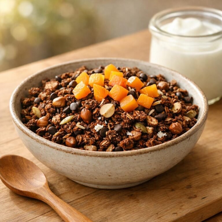 Granola croustillant cacao
