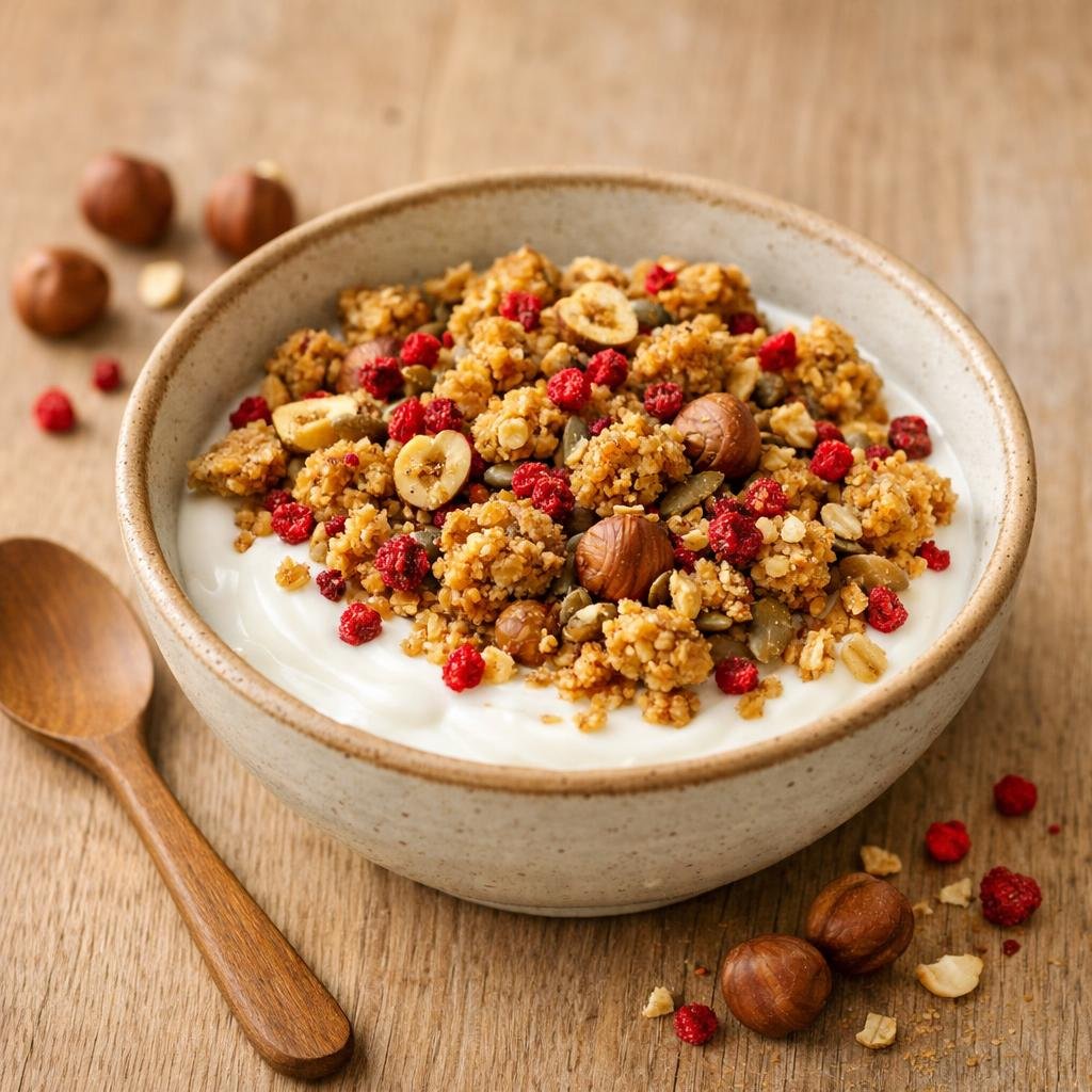 granola groseilles noisettes