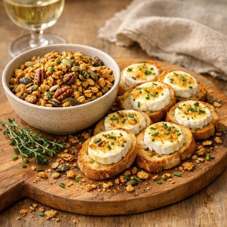 Granola salé au curry