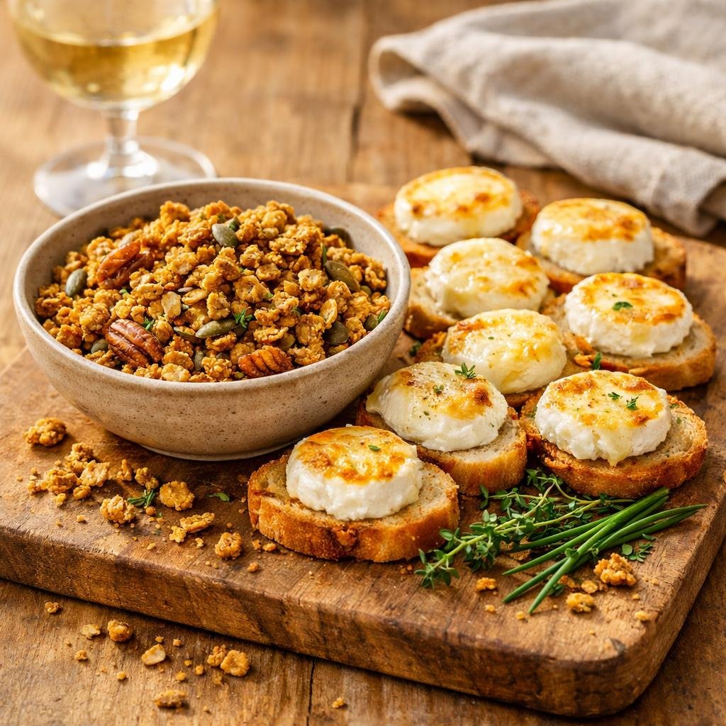 Granola salé au curry