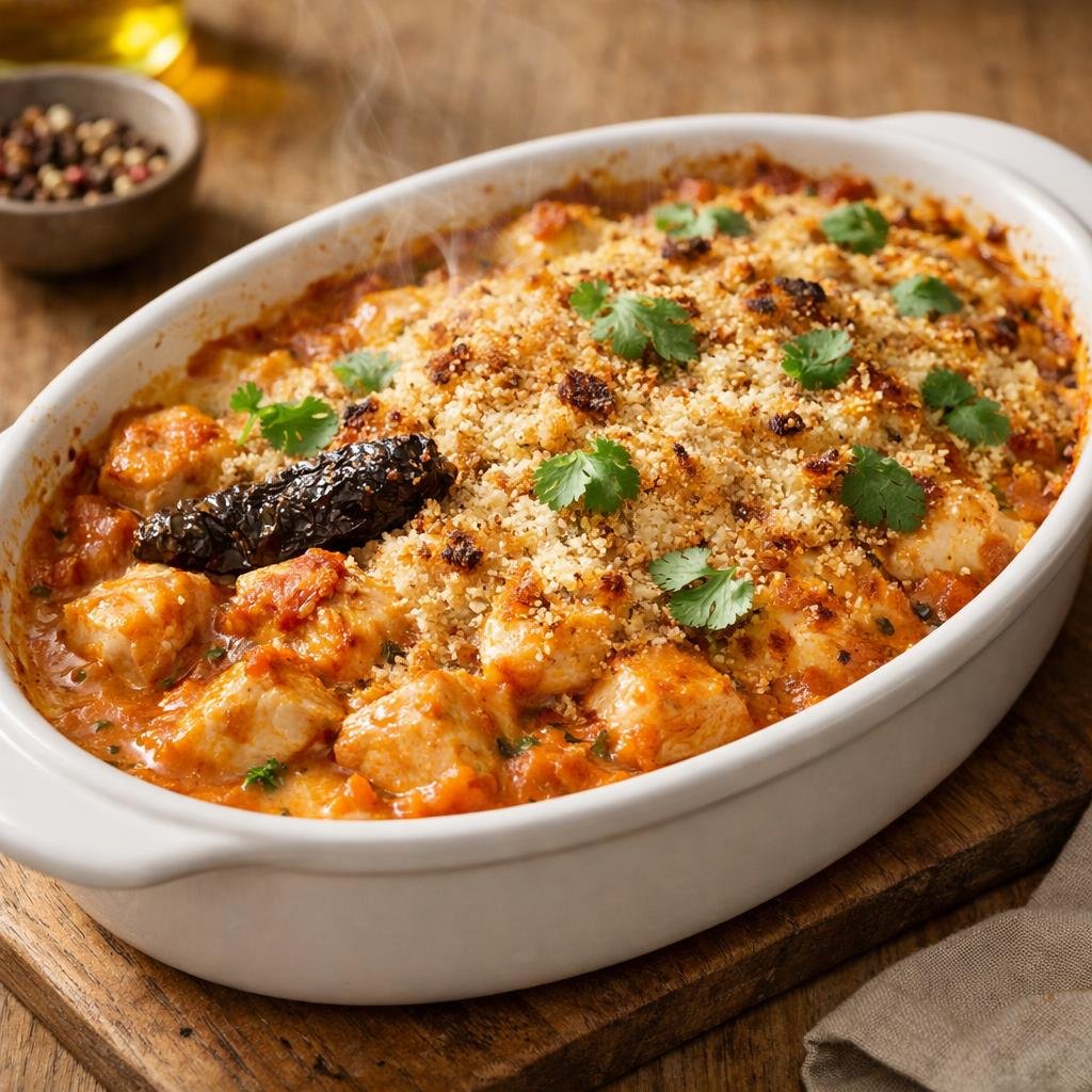 Gratin de dinde chipotle