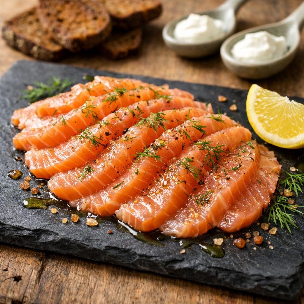 Gravlax de truite